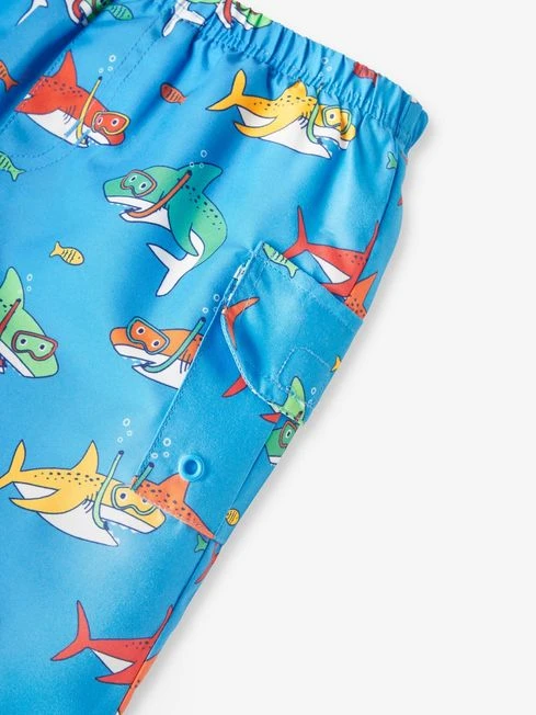 Jojo Maman Bebe JoJo Maman Bébé Shark No Nappy Swim Shorts 6 Jojo Maman Bebe JoJo Maman Bébé Shark No Nappy Swim Shorts - Image 4