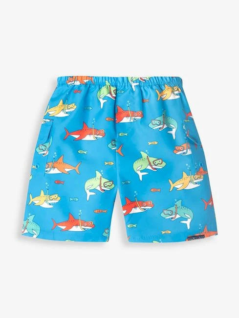 Jojo Maman Bebe JoJo Maman Bébé Shark No Nappy Swim Shorts 7 Jojo Maman Bebe JoJo Maman Bébé Shark No Nappy Swim Shorts - Image 5