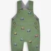 Jojo Maman Bebe JoJo Maman Bébé Khaki Tractor Embroidered Short Dungarees -Jojo Maman Bebe 162534s