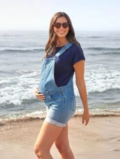 Jojo Maman Bebe JoJo Maman Bébé Light Wash Short Maternity Dungarees 9 Jojo Maman Bebe JoJo Maman Bébé Light Wash Short Maternity Dungarees -Jojo Maman Bebe 176184s2