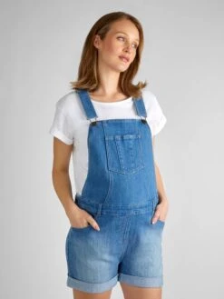 Jojo Maman Bebe JoJo Maman Bébé Light Wash Short Maternity Dungarees 11 Jojo Maman Bebe JoJo Maman Bébé Light Wash Short Maternity Dungarees -Jojo Maman Bebe 176184s4