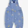Jojo Maman Bebe JoJo Maman Bébé Chambray Giraffe Embroidered Dungarees -Jojo Maman Bebe 179938s