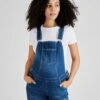 Jojo Maman Bebe JoJo Maman Bébé Mid Wash Short Maternity Dungarees