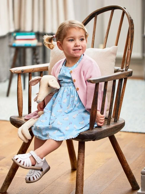 Jojo Maman Bebe JoJo Maman Bébé Pink Classic Cotton Cardigan 4 Jojo Maman Bebe JoJo Maman Bébé Pink Classic Cotton Cardigan - Image 2