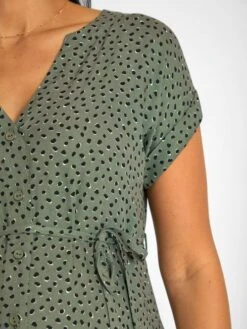 Jojo Maman Bebe JoJo Maman Bébé Khaki Spot Maternity Midi Dress -Jojo Maman Bebe 320612s7