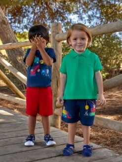 Jojo Maman Bebe JoJo Maman Bébé Green Kids' Classic Polo Shirt