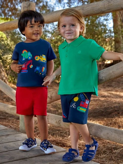 Jojo Maman Bebe JoJo Maman Bébé Green Kids' Classic Polo Shirt 4 Jojo Maman Bebe JoJo Maman Bébé Green Kids' Classic Polo Shirt - Image 2