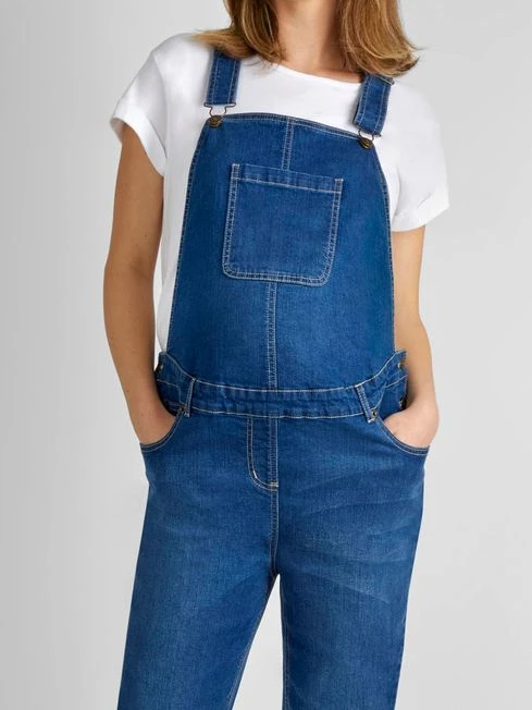 Jojo Maman Bebe Jojo Maman Bébé Blue Boyfriend Dungarees 5 Jojo Maman Bebe Jojo Maman Bébé Blue Boyfriend Dungarees - Image 3