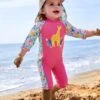 Jojo Maman Bebe JoJo Maman Bébé Jungle Kids 1-Piece Sun Protection Suit -Jojo Maman Bebe 333259s