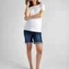 Jojo Maman Bebe JoJo Maman Bébé Indigo Mid Wash Denim Maternity Shorts -Jojo Maman Bebe 333732s