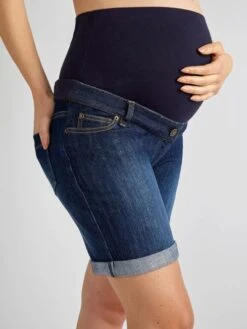 Jojo Maman Bebe JoJo Maman Bébé Indigo Mid Wash Denim Maternity Shorts 11 Jojo Maman Bebe JoJo Maman Bébé Indigo Mid Wash Denim Maternity Shorts -Jojo Maman Bebe 333732s5