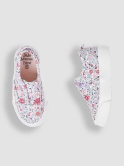 Jojo Maman Bebe JoJo Maman Bébé Pastel Ditsy Plimsoles -Jojo Maman Bebe 333991s3