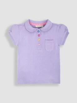 Jojo Maman Bebe Jojo Maman Bébé Lilac Girls' Pretty Polo Shirt