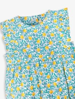 Jojo Maman Bebe JoJo Maman Bébé White Lemon Bloom Print Bubble Romper -Jojo Maman Bebe 338956s4