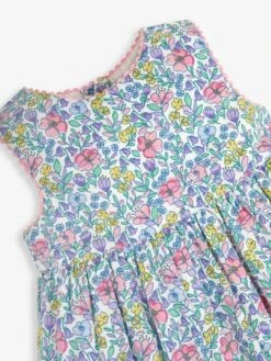 Jojo Maman Bebe JoJo Maman Bébé White Meadow Floral Print Summer Dress -Jojo Maman Bebe 342244s2