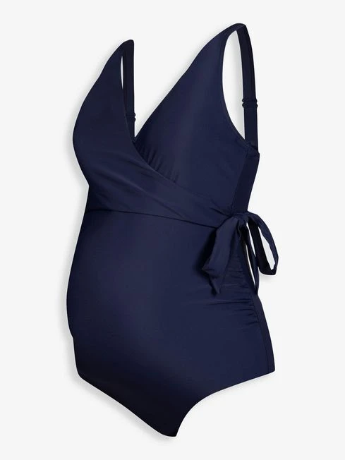 Jojo Maman Bebe JoJo Maman Bébé Navy Wrap Maternity Swimsuit 7 Jojo Maman Bebe JoJo Maman Bébé Navy Wrap Maternity Swimsuit - Image 5