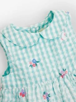 Jojo Maman Bebe JoJo Maman Bébé Duck Egg Embroidered Baby Dress With Knickers 6 Jojo Maman Bebe JoJo Maman Bébé Duck Egg Embroidered Baby Dress With Knickers -Jojo Maman Bebe 345226s2