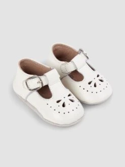 Jojo Maman Bebe JoJo Maman Bébé White Classic Leather Pre-Walker Shoes