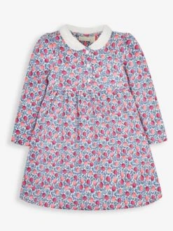 Jojo Maman Bebe JoJo Maman Bébé Cream Apple Print Peter Pan Dress