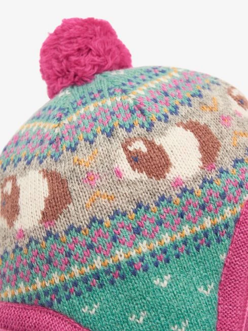 Jojo Maman Bebe JoJo Maman Bébé Green Guinea Pig Fair Isle Hat 4 Jojo Maman Bebe JoJo Maman Bébé Green Guinea Pig Fair Isle Hat - Image 2