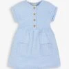 Jojo Maman Bebe JoJo Maman Bébé Blue Spot Button Front Dress 1 Jojo Maman Bebe JoJo Maman Bébé Blue Spot Button Front Dress -Jojo Maman Bebe 449141s
