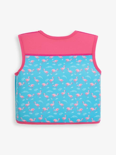 Jojo Maman Bebe JoJo Maman Bébé Flamingo Kids' Print Float Jacket 4 Jojo Maman Bebe JoJo Maman Bébé Flamingo Kids' Print Float Jacket - Image 2