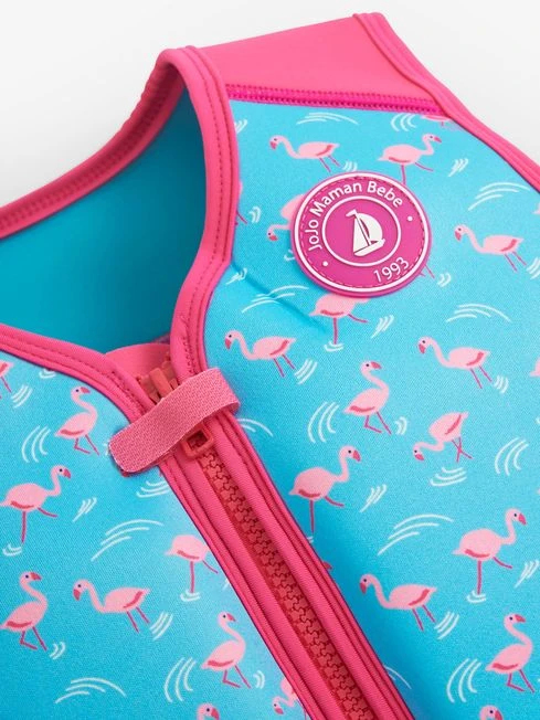 Jojo Maman Bebe JoJo Maman Bébé Flamingo Kids' Print Float Jacket 6 Jojo Maman Bebe JoJo Maman Bébé Flamingo Kids' Print Float Jacket - Image 4