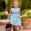Jojo Maman Bebe JoJo Maman Bébé Blue Floral Party Dress -Jojo Maman Bebe 461221s