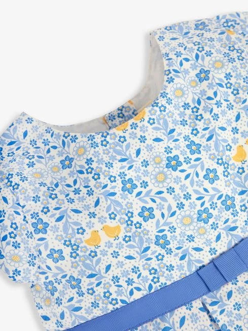 Jojo Maman Bebe JoJo Maman Bébé Blue Floral Party Dress 6 Jojo Maman Bebe JoJo Maman Bébé Blue Floral Party Dress - Image 4