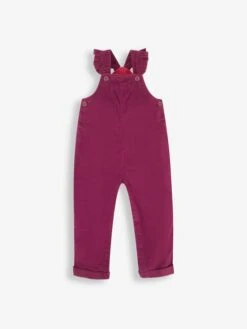 Jojo Maman Bebe JoJo Maman Bébé Purple Frill Cord Dungarees