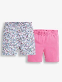 Jojo Maman Bebe JoJo Maman Bébé Summer Ditsy 2-Pack Girls' Shorts