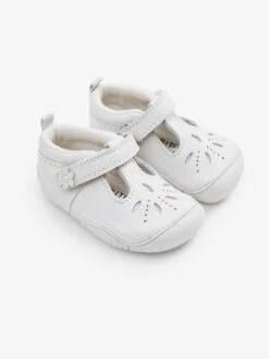 Start-Rite White Start-Rite T-Bar Pre Walker Shoes