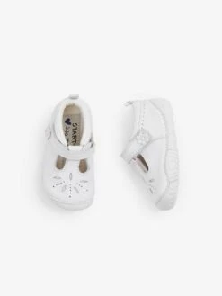 Start-Rite White Start-Rite T-Bar Pre Walker Shoes -Jojo Maman Bebe 504146s3