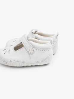 Start-Rite White Start-Rite T-Bar Pre Walker Shoes -Jojo Maman Bebe 504146s4