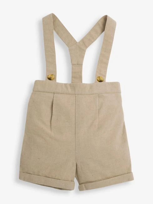 Jojo Maman Bebe JoJo Maman Bébé Stone 2-Piece Baby Grandad Shirt & Shorts Set 6 Jojo Maman Bebe JoJo Maman Bébé Stone 2-Piece Baby Grandad Shirt & Shorts Set - Image 4