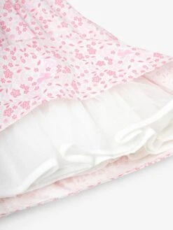 Jojo Maman Bebe JoJo Maman Bébé Pink Bunny Print Frill Collar Party Dress -Jojo Maman Bebe 516353s6