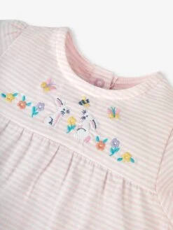 Jojo Maman Bebe JoJo Maman Bébé Pink 2-Piece Stripe Bunny Top & Ribbed Leggings Set -Jojo Maman Bebe 519828s3