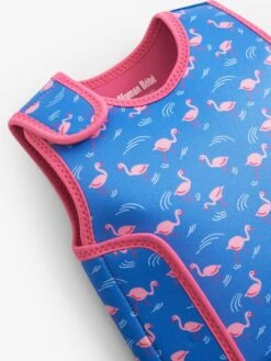 Jojo Maman Bebe JoJo Maman Bébé Blue Flamingo Print Baby Wetsuit -Jojo Maman Bebe 525027s4