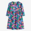 Jojo Maman Bebe JoJo Maman Bébé Navy Bold Floral Print Button Front Dress -Jojo Maman Bebe 536227s
