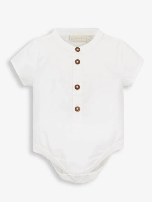 Jojo Maman Bebe Jojo Maman Bébé Blue 2-Piece Navy Baby Grandad Shirt & Shorts Set 7 Jojo Maman Bebe Jojo Maman Bébé Blue 2-Piece Navy Baby Grandad Shirt & Shorts Set - Image 5