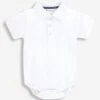 Jojo Maman Bebe JoJo Maman Bébé White Polo Shirt Baby Bodysuit -Jojo Maman Bebe 554729s
