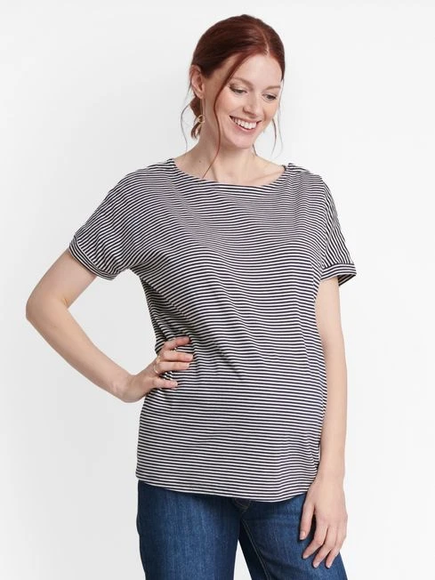 Jojo Maman Bebe JoJo Maman Bébé Navy/Ecru Stripe Navy & Ecru Stripe Shoulder Opening Maternity & Nursing Top 3 Jojo Maman Bebe JoJo Maman Bébé Navy/Ecru Stripe Navy & Ecru Stripe Shoulder Opening Maternity & Nursing Top