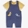 Jojo Maman Bebe JoJo Maman Bébé Chambray 2-Piece Safari Pocket Short Dungarees & Top Set -Jojo Maman Bebe 572045s
