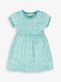 Jojo Maman Bebe JoJo Maman Bébé Duck Egg Girls' Floral Summer Dress