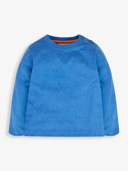 Jojo Maman Bebe JoJo Maman Bébé Marl Grey 2-Pack Rocket Print & Plain Tops 5 Jojo Maman Bebe JoJo Maman Bébé Marl Grey 2-Pack Rocket Print & Plain Tops - Image 3