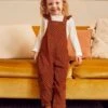 Jojo Maman Bebe JoJo Maman Bébé Toffee Frill Cord Dungarees -Jojo Maman Bebe 595920s