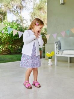 Jojo Maman Bebe JoJo Maman Bébé White Classic Cotton Cardigan