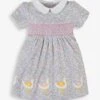 Jojo Maman Bebe JoJo Maman Bébé Lemon Ditsy Print Smocked Dress 2 Jojo Maman Bebe JoJo Maman Bébé Lemon Ditsy Print Smocked Dress -Jojo Maman Bebe 600694s
