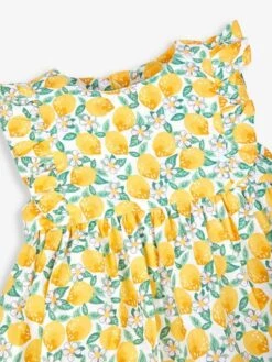 Jojo Maman Bebe JoJo Maman Bébé White Bright Lemon Print Summer Dress 13 Jojo Maman Bebe JoJo Maman Bébé White Bright Lemon Print Summer Dress -Jojo Maman Bebe 604724s6