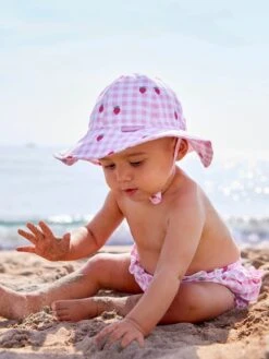 Jojo Maman Bebe JoJo Maman Bébé Gingham Floppy Sun Hat UPF 50 -Jojo Maman Bebe 607071s2
